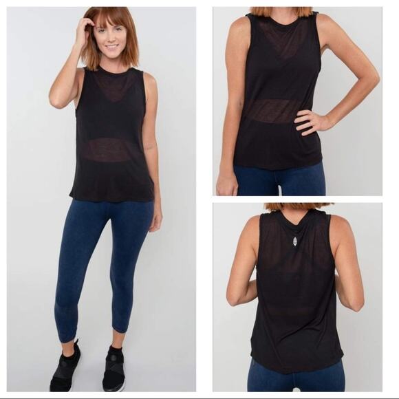 Free People Movement Om Tank in Black size XS NWOT - Picture 1 of 9